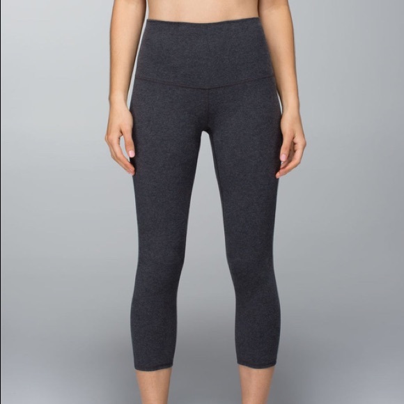 Lululemon Wunder Under Crop *Cotton (Roll Down)